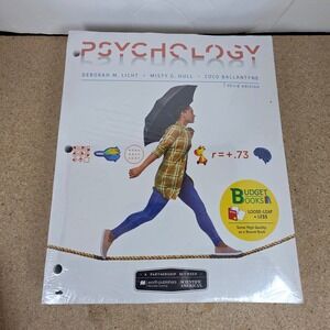 Psychology Loose Leaf Third Edition Textbook Deborah M Licht Misty learning